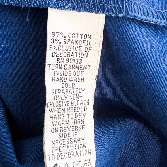 Quacker Factory Jacket Embroidered Womens M Embellished Western Stretch Cotton - Picture 8 of 8